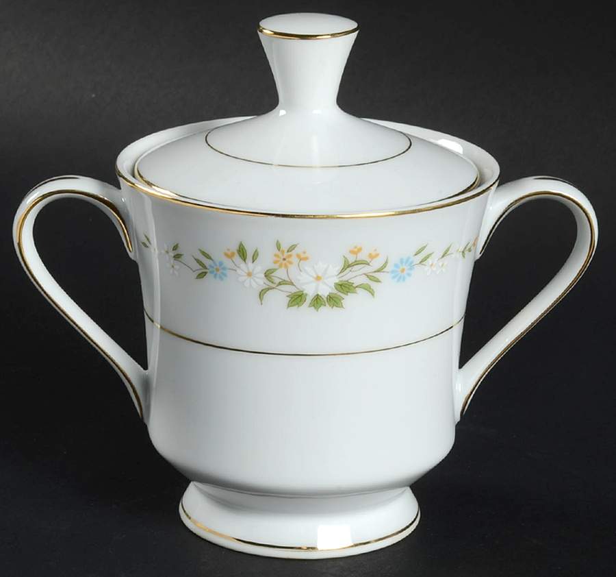 Serenade Sugar Bowl & Lid by International-1