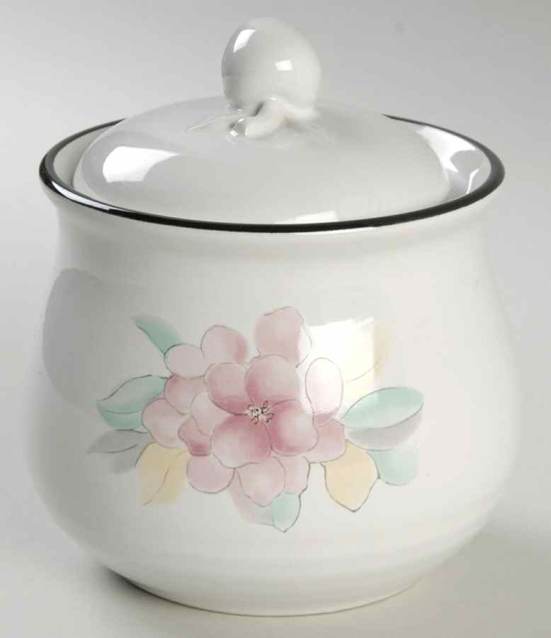 Soft Focus Sugar Bowl & Lid by International-1
