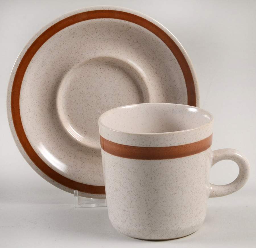 Sonia Flat Cup & Saucer Set by International-1