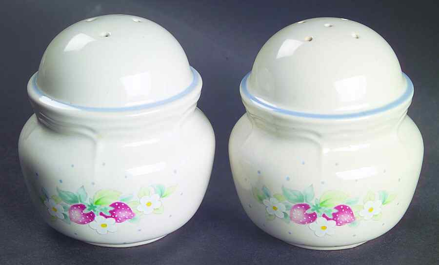 Strawberry Lane Salt & Pepper Set by International-1
