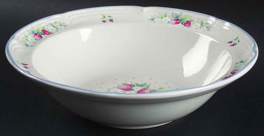 Strawberry Lane 9" Round Vegetable Bowl by International-1