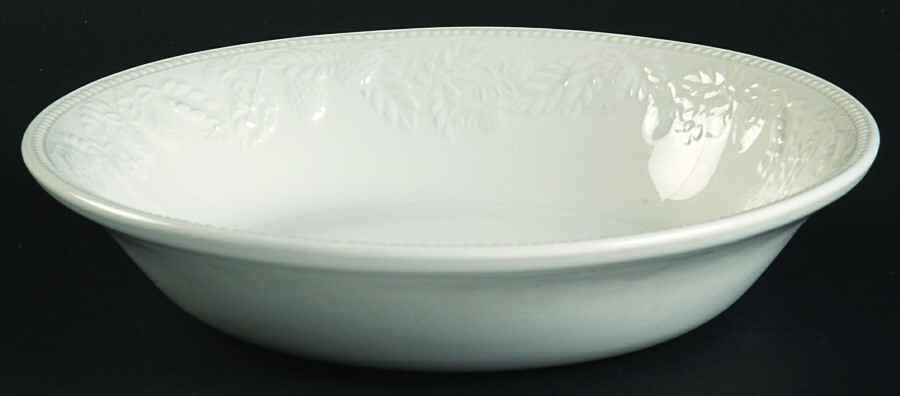 Strawberry Lane White Coupe Cereal Bowl by International-1