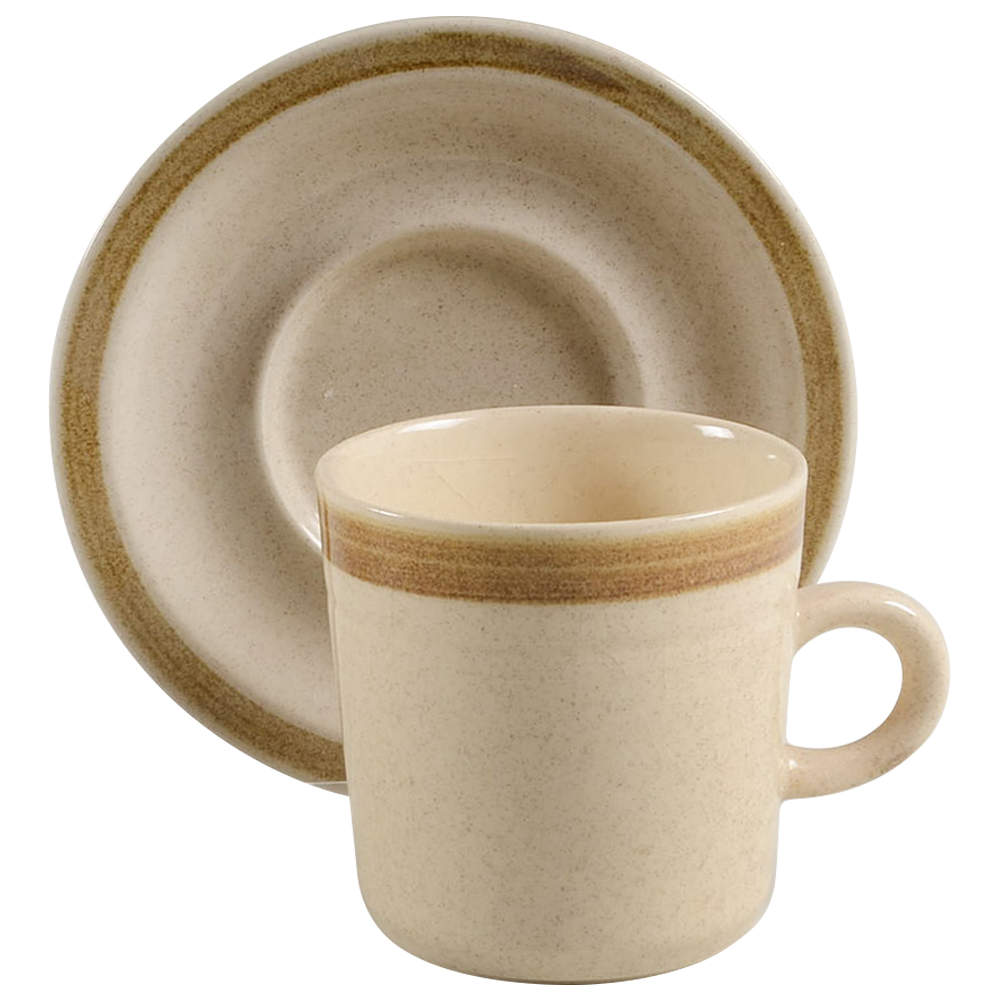 Strawberry Patch Flat Cup & Saucer Set by International-1