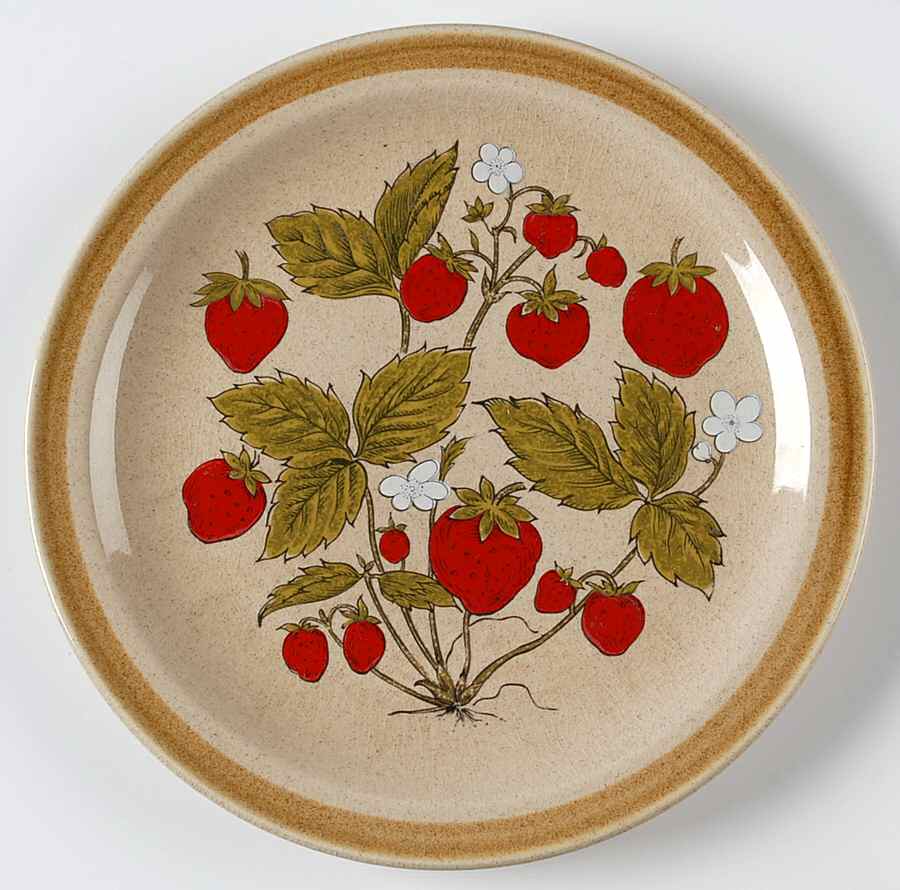 Strawberry Patch Salad Plate by International-1