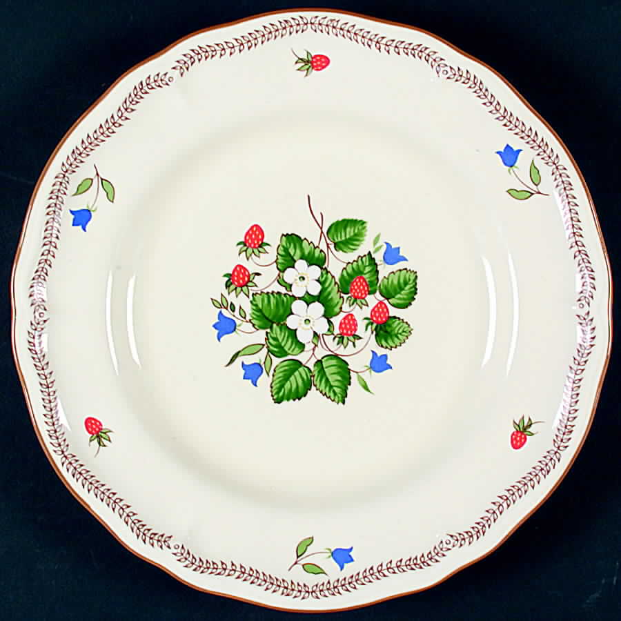Strawberry Patch Dinner Plate by International-1