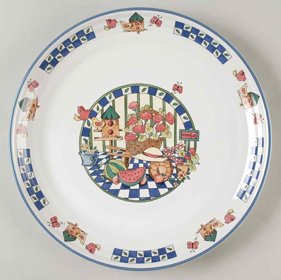 Sunshine Garden Dinner Plate by International-1