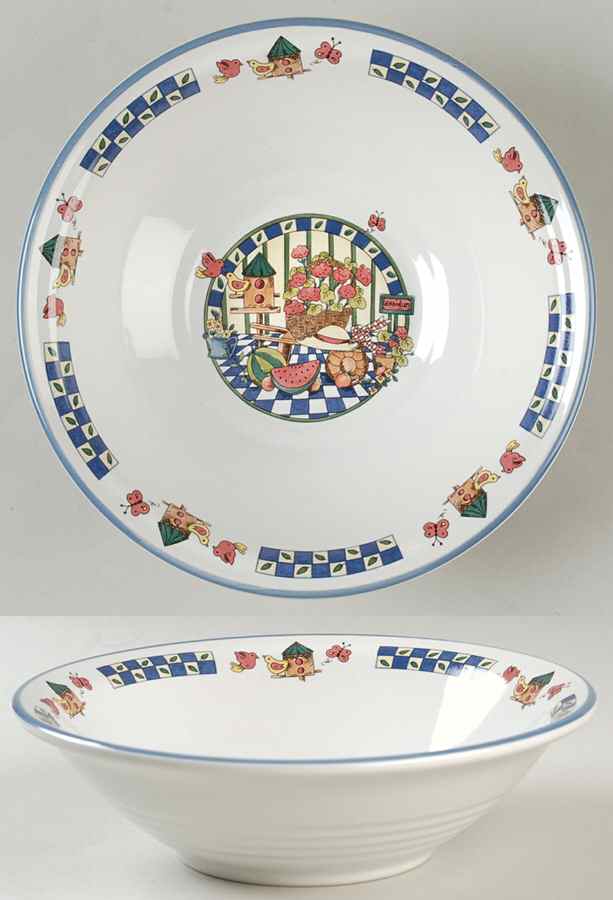 Sunshine Garden Soup/Cereal Bowl by International-1