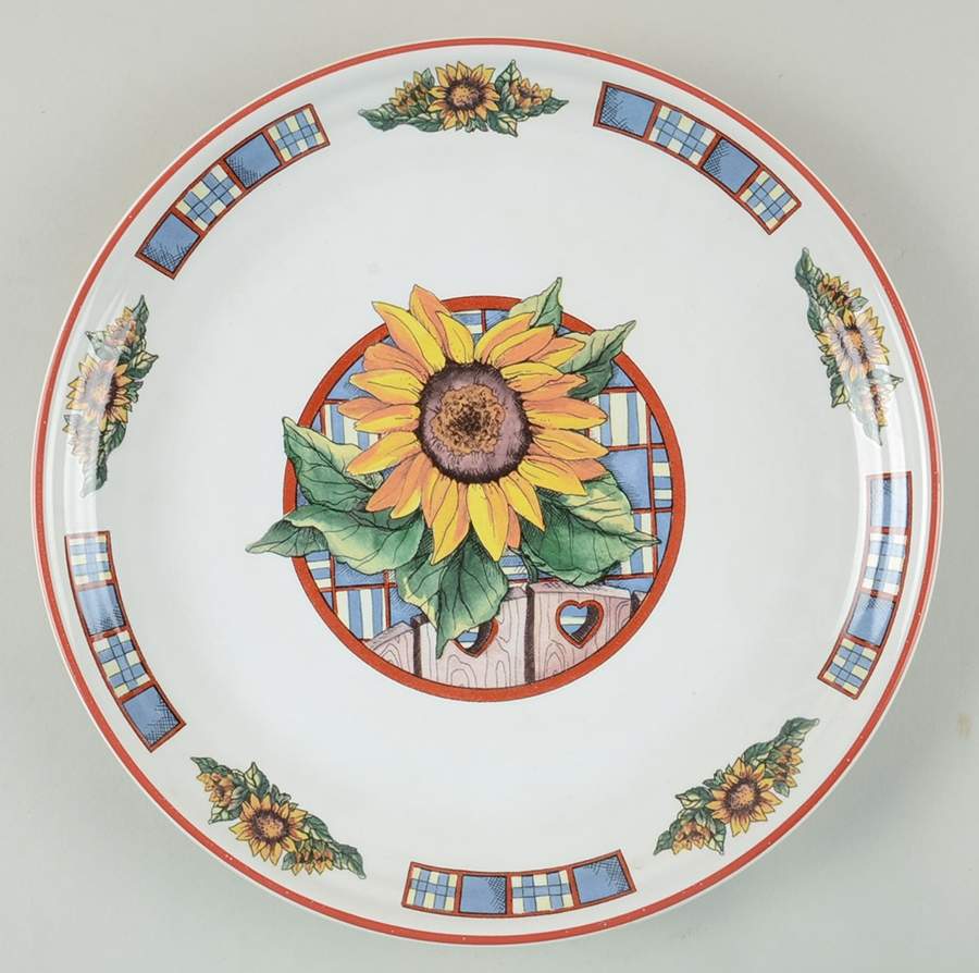 Sunflower Dinner Plate by International-1