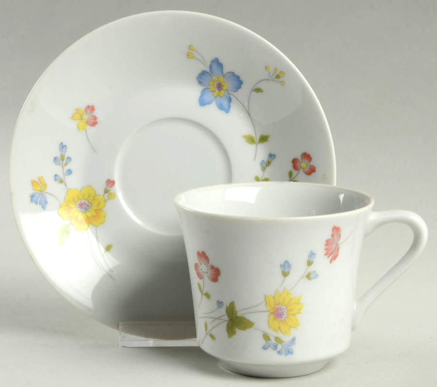 Susan Flat Cup & Saucer Set by International-1