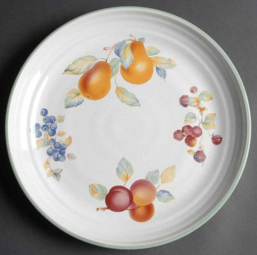 Sweet Bounty 12" Chop Plate (Round Platter) by International-1