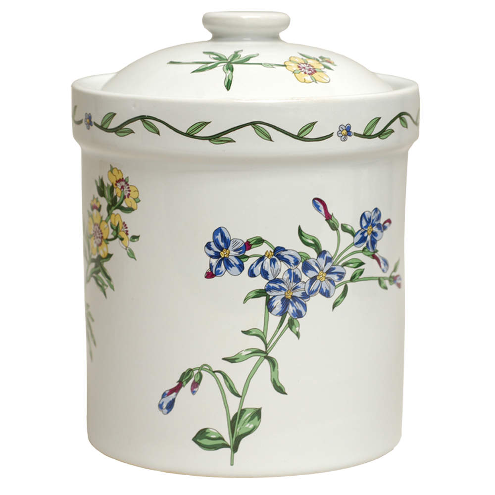 Terrace Blossoms Large Canister & Lid by International-1