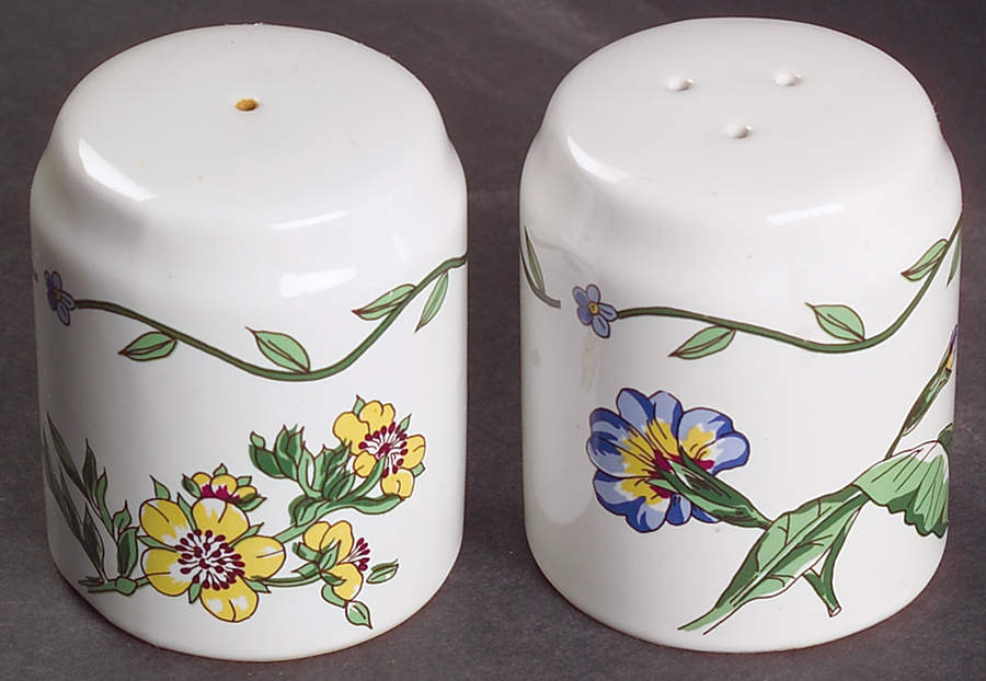 Terrace Blossoms Salt & Pepper Set by International-1