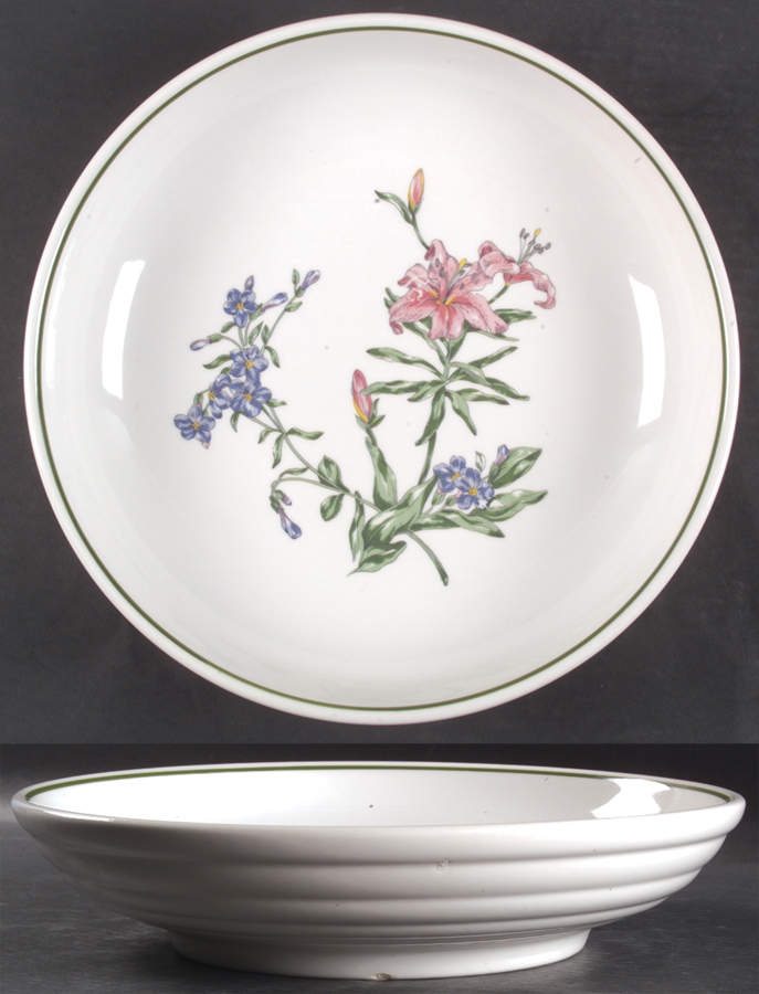 Terrace Blossoms 13" Pasta Serving Bowl by International-1