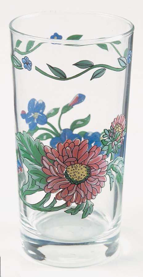 Terrace Blossoms 12 Oz Glassware Tumbler by International-1