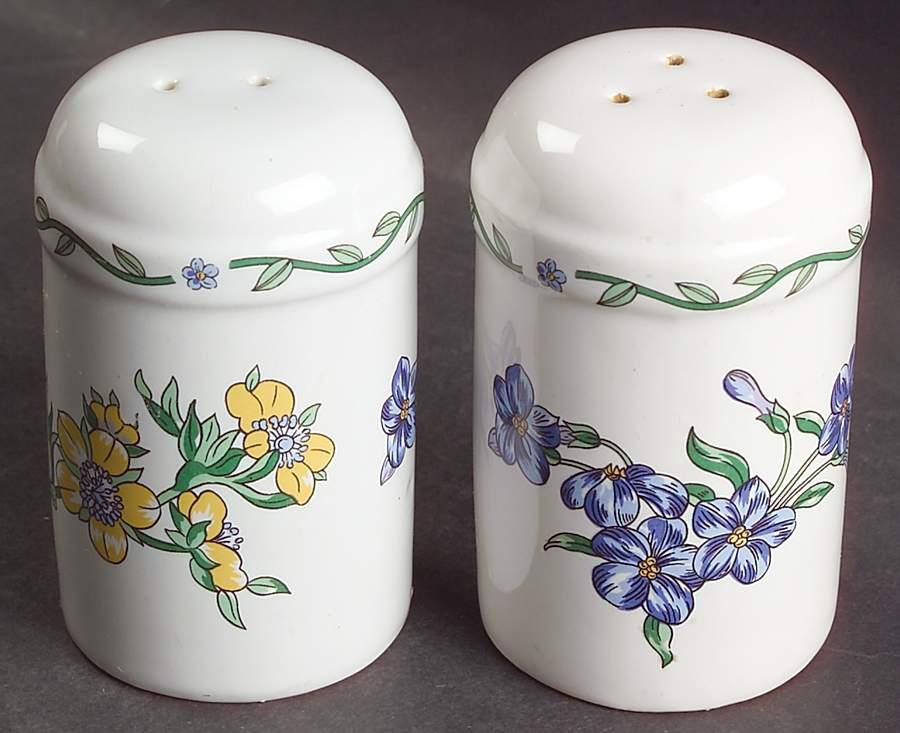Terrace Blossoms Oversized Salt and Pepper Set by International-1
