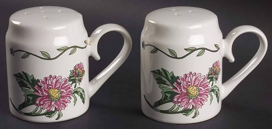 Terrace Blossoms Oversized Salt & Pepper Set by International-1