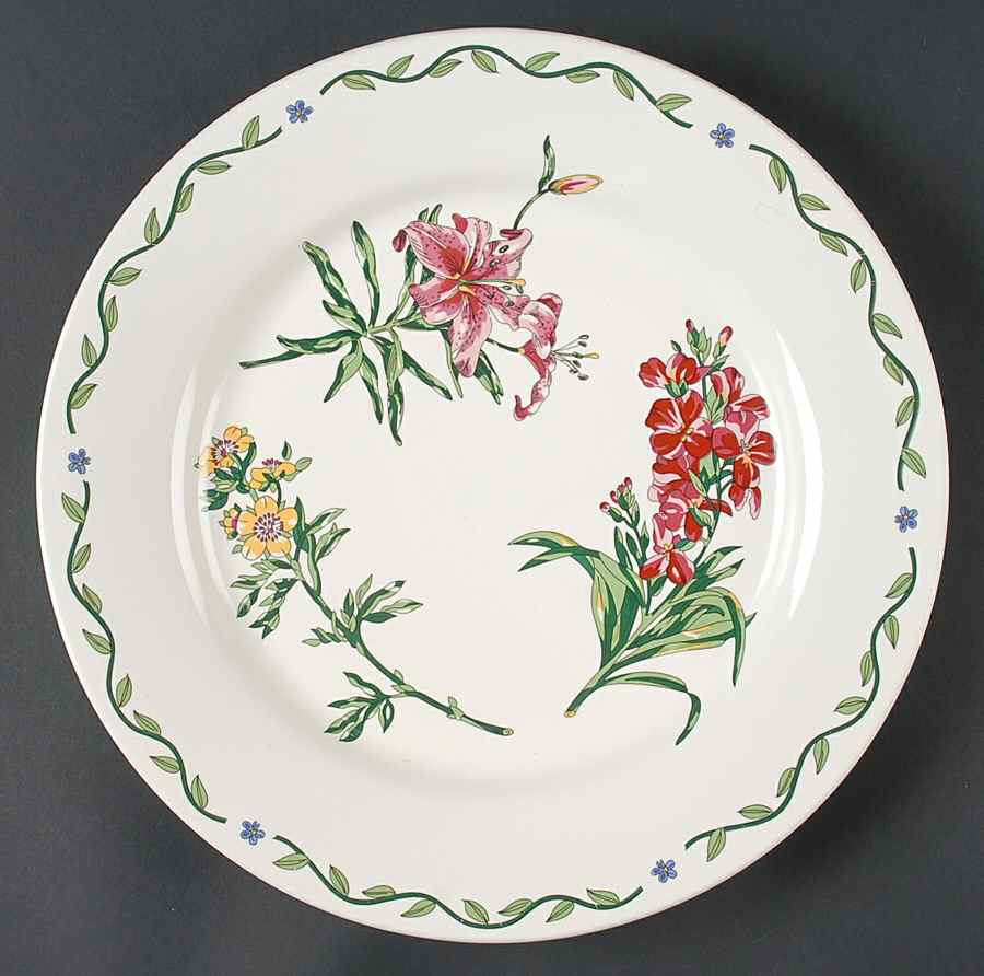 Terrace Blossoms 12" Chop Plate (Round Platter) by International-1