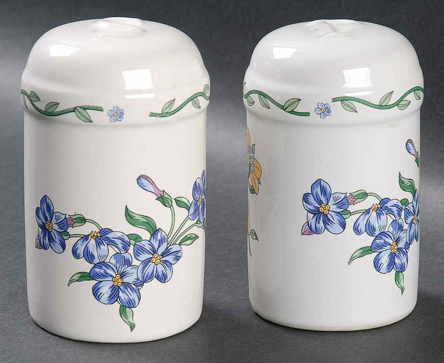 Terrace Blossoms Oversized Salt & Pepper Set by International-1