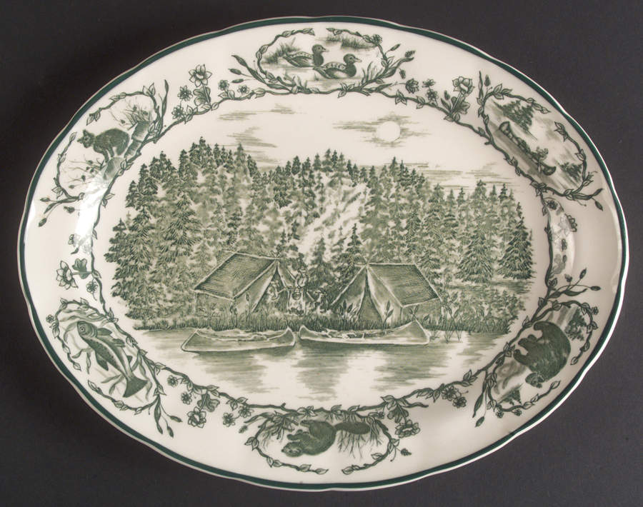 Timberlake Camp 12" Oval Serving Platter by International-1