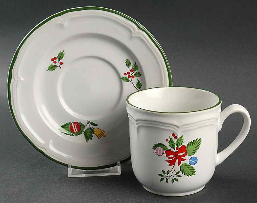 Tradition Flat Cup & Saucer Set by International-1