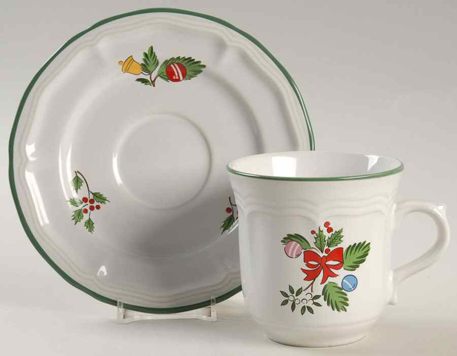 Tradition Flat Cup & Saucer Set by International-1