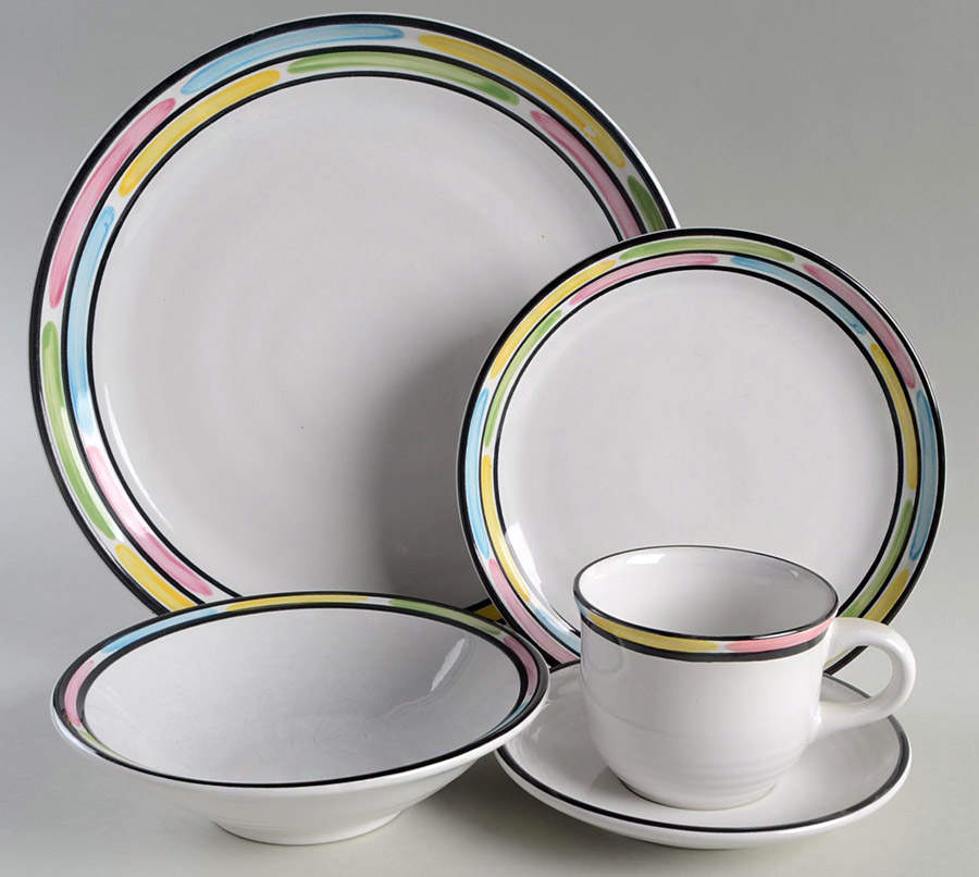 Trattoria 5 Piece Place Setting by International-1