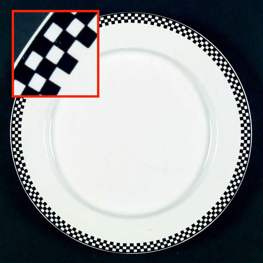 Trattoria Black Dinner Plate by International-1