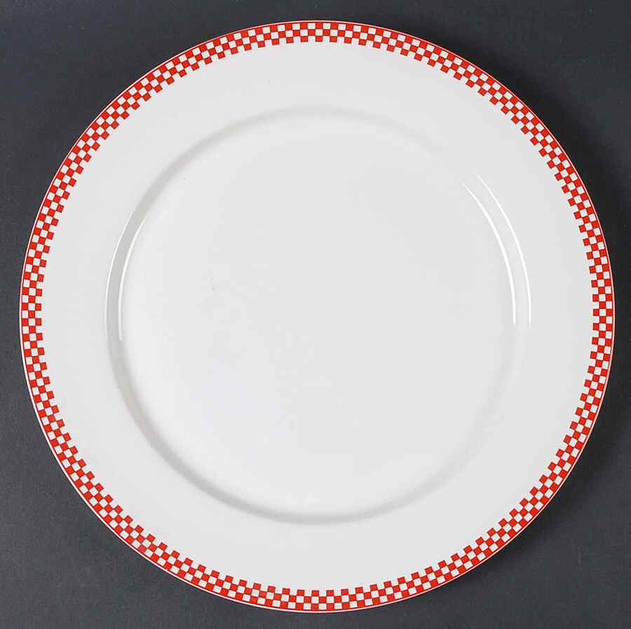 Trattoria Red 12" Chop Plate (Round Platter) by International-1