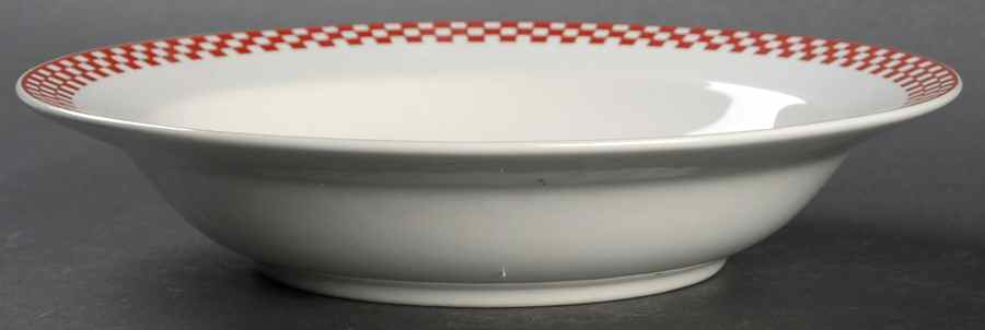 Trattoria Red Rim Soup Bowl by International-1