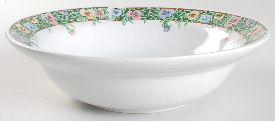Velvet Faces 9" Round Vegetable Bowl by International-1