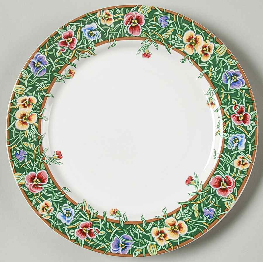 Velvet Faces Salad Plate by International-1