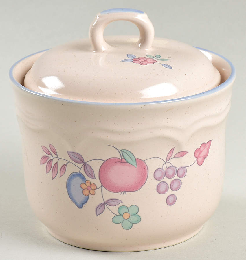 Welcome Home Sugar Bowl & Lid by International-1