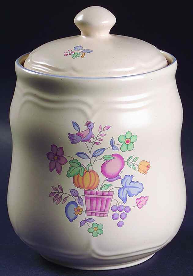 Welcome Home Large Canister & Lid by International-1