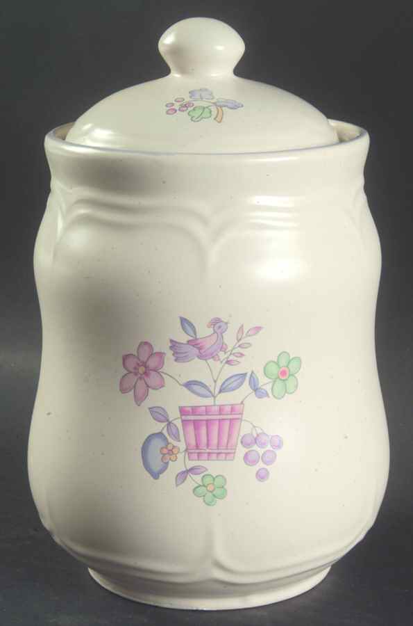 Welcome Home Medium Canister & Lid by International-1