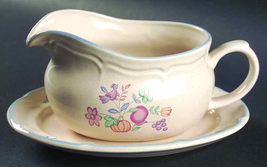 Welcome Home Gravy Boat & Underplate by International-1