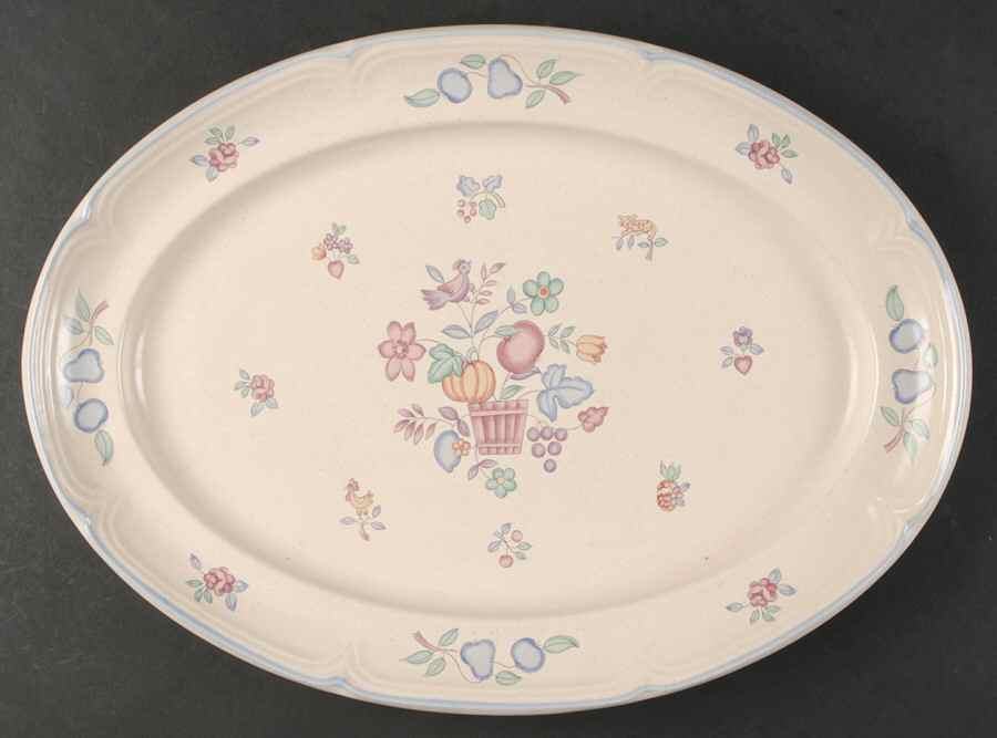 Welcome Home 15" Oval Serving Platter by International-1