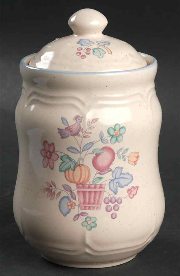 Welcome Home Small Canister & Lid by International-1