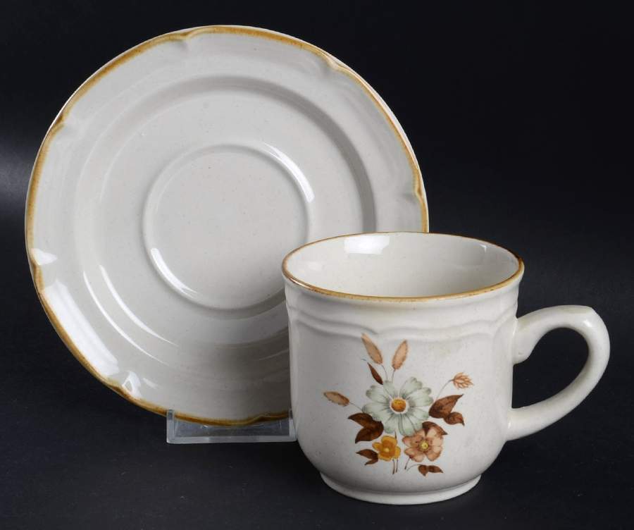 Wellington Flat Cup & Saucer Set by International-1