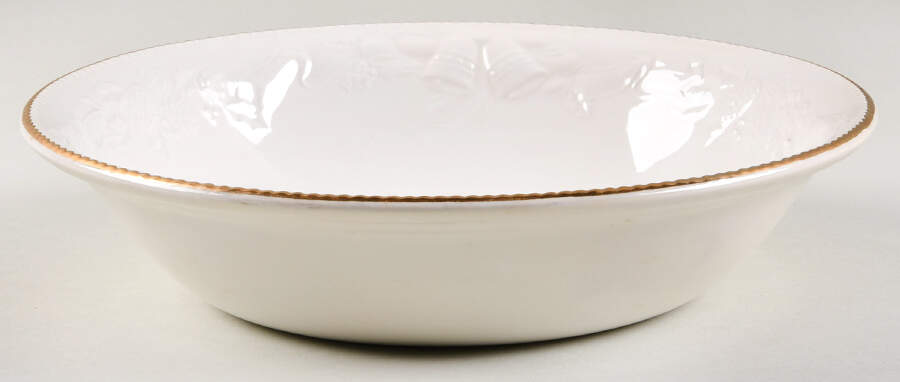 White Christmas 9" Round Vegetable Bowl by International-1