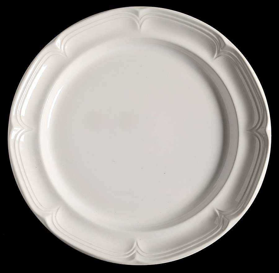 White Ice 12" Chop Plate (Round Platter) by International-1