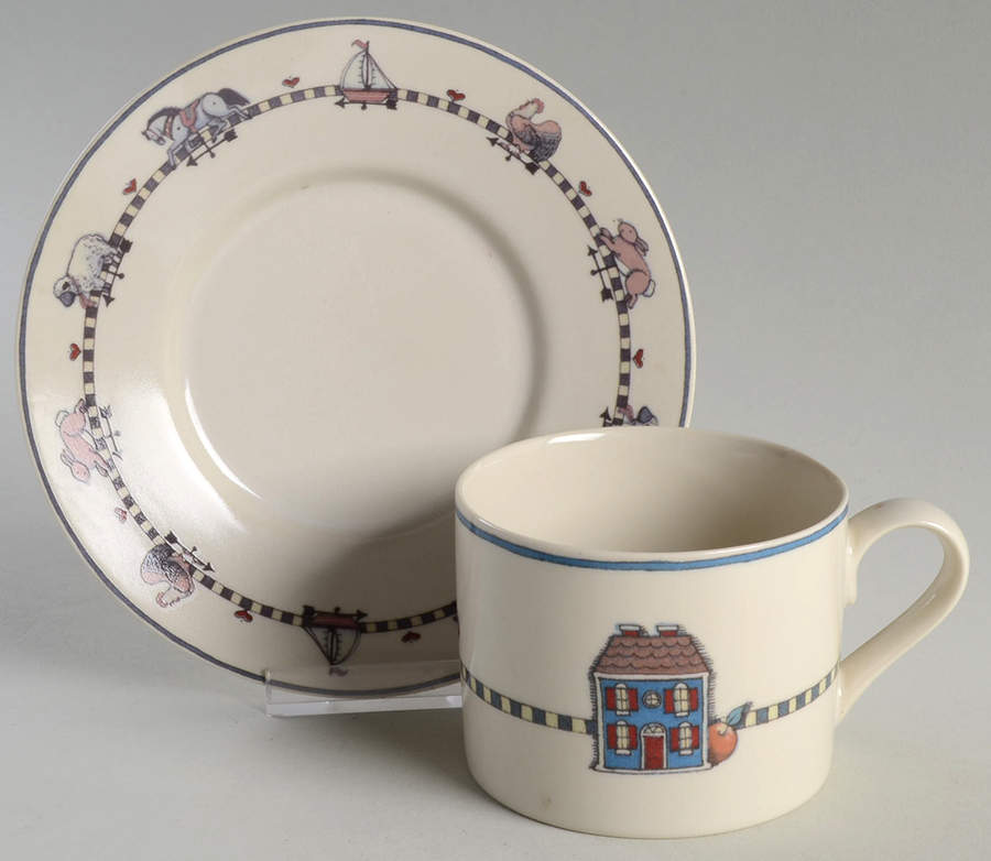 Windy Hill Flat Cup & Saucer Set by International-1