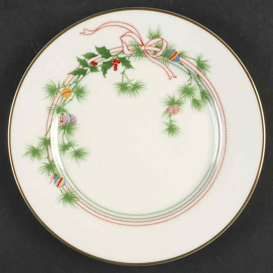 Yuletide Seasons Salad Plate by International-1