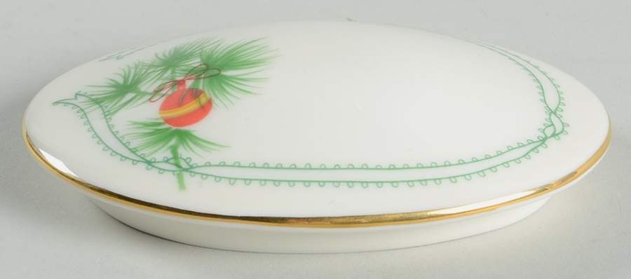 Yuletide Seasons Lid for Sugar Bowl by International-1