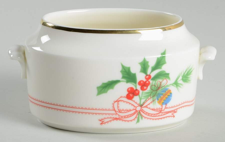 Yuletide Seasons Sugar Bowl No Lid by International-1