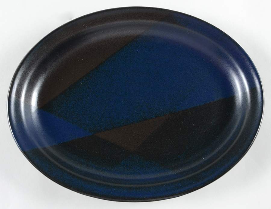 Blue Ridge 12" Oval Serving Platter by Iron Mountain-1