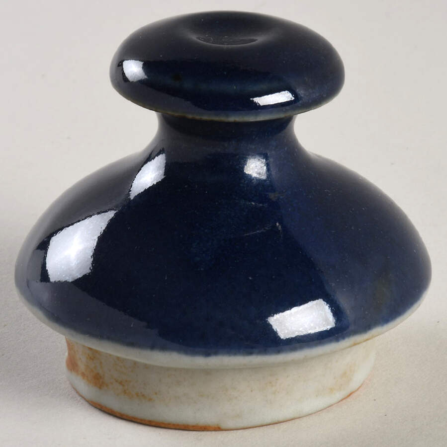 Freedom Blue Lid for Teapot by Iron Mountain-1