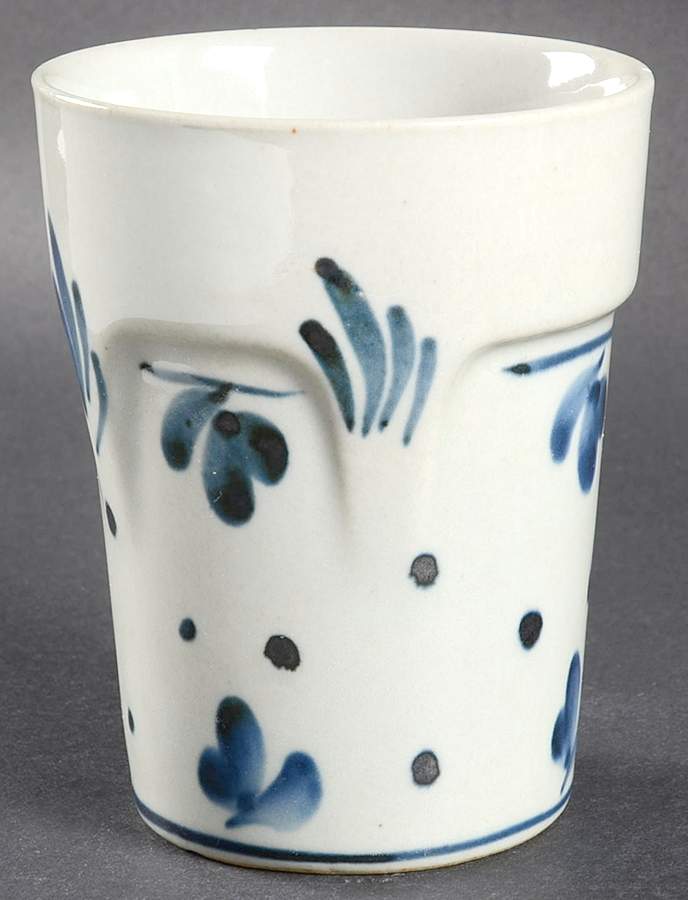 Martha's Flowers Tall China Tumbler by Iron Mountain-1