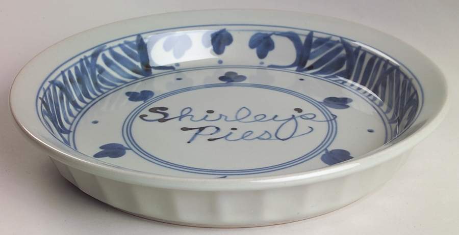 Martha's Flowers 10" Pie Baking Plate by Iron Mountain-1