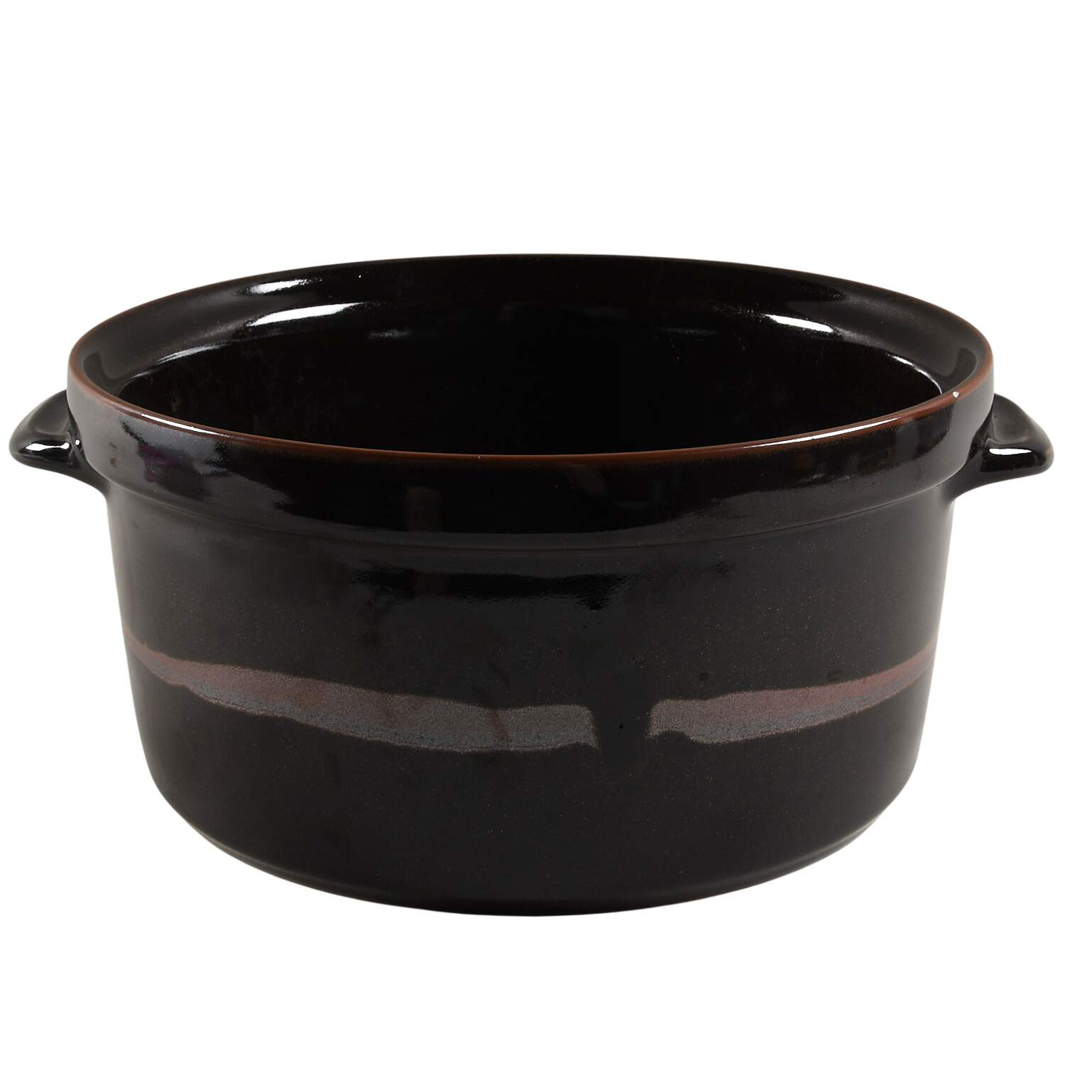 Night 3.5 Quart Round Casserole No Lid by Iron Mountain-1