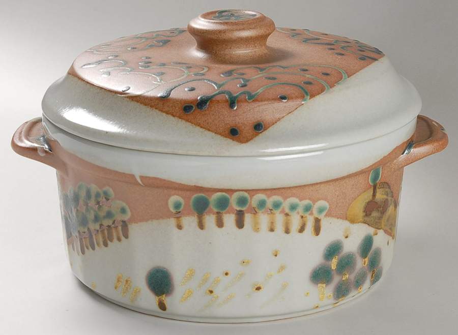 Over The Hills 1.5 Quart Covered Souffle by Iron Mountain-1